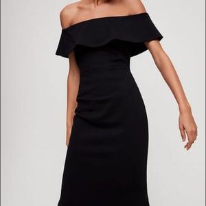 Aritzia Ruslan BABATON Dress in Black NEW
